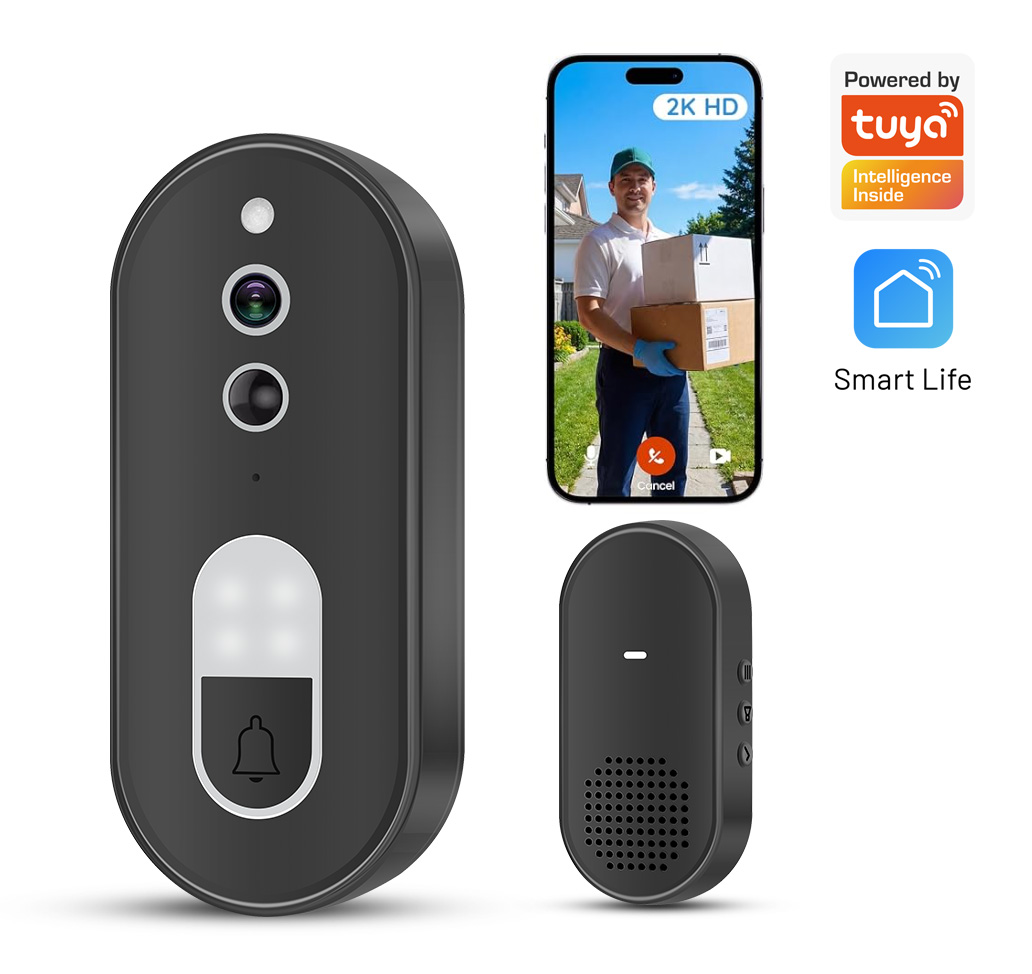 Smart Home Cctv Camera - Tuya 1080P HD Bel Pintu Video