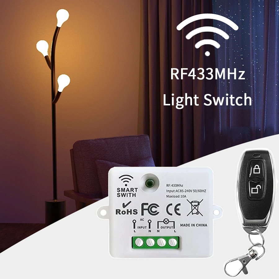 Smart Home Matter - Sakelar Kontrol Jarak Jauh Nirkabel RF
