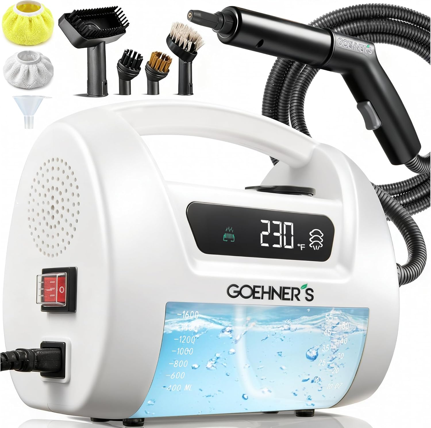 Upgrade Smart Home - 2026 Pembersih Uap Genggam 1800W yang