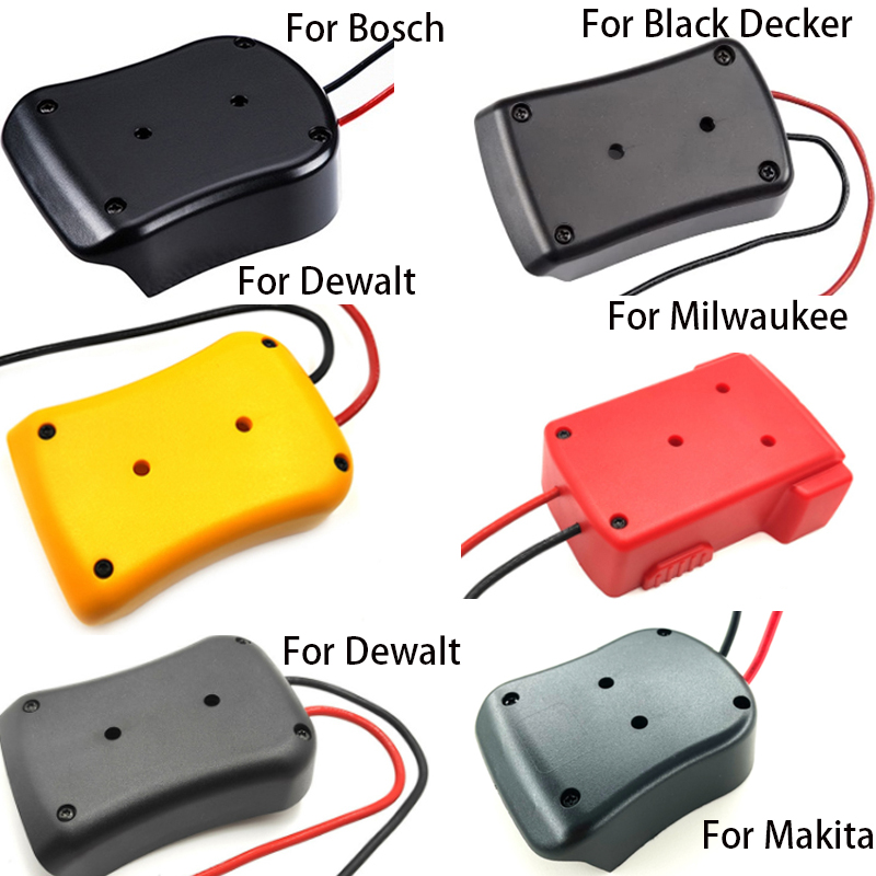 Smart Home Bosch - Adaptor Baterai Untuk Makita/Bosch/Milwaukee/Dewalt/Black&Decker 18V Konektor