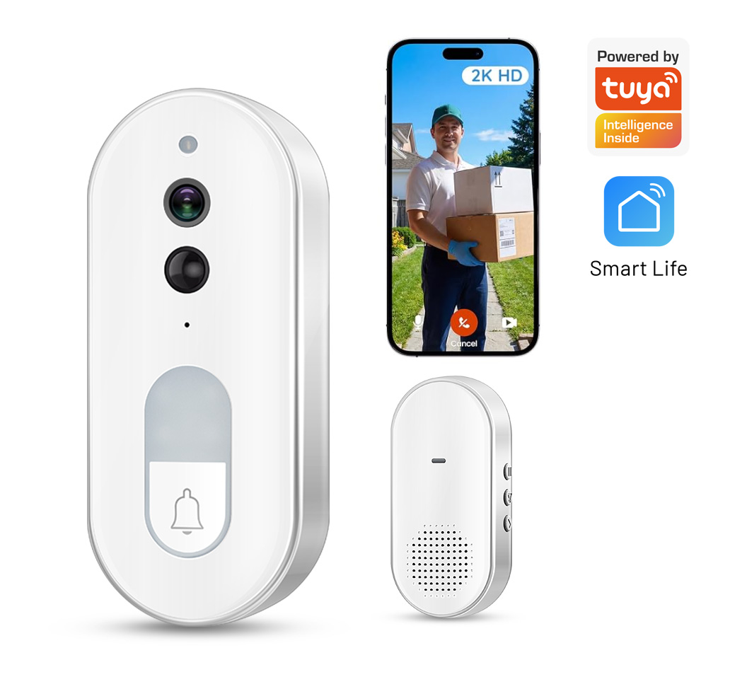 Smart Home Cctv Camera - Tuya Bel Pintu Video Pintar Nirkabel