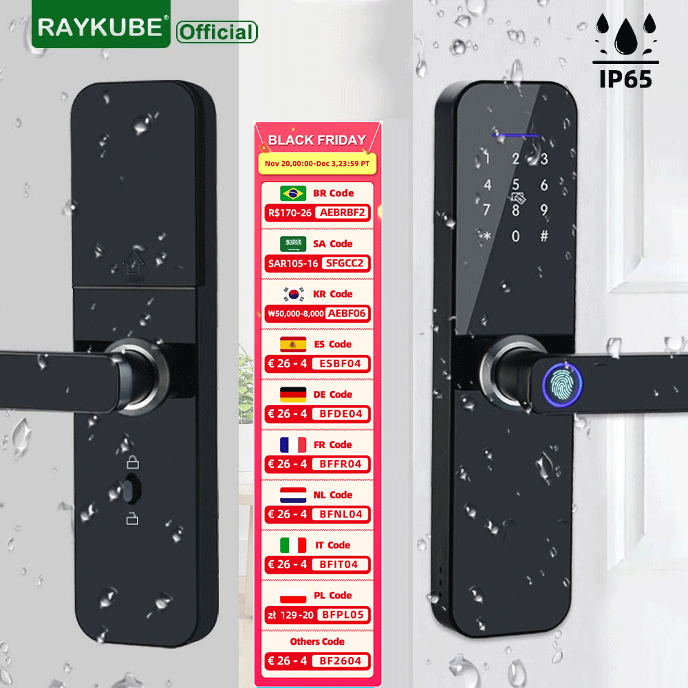 Smart Home Ezviz - RAYKUBE F005 IP65 Tuya tahan air