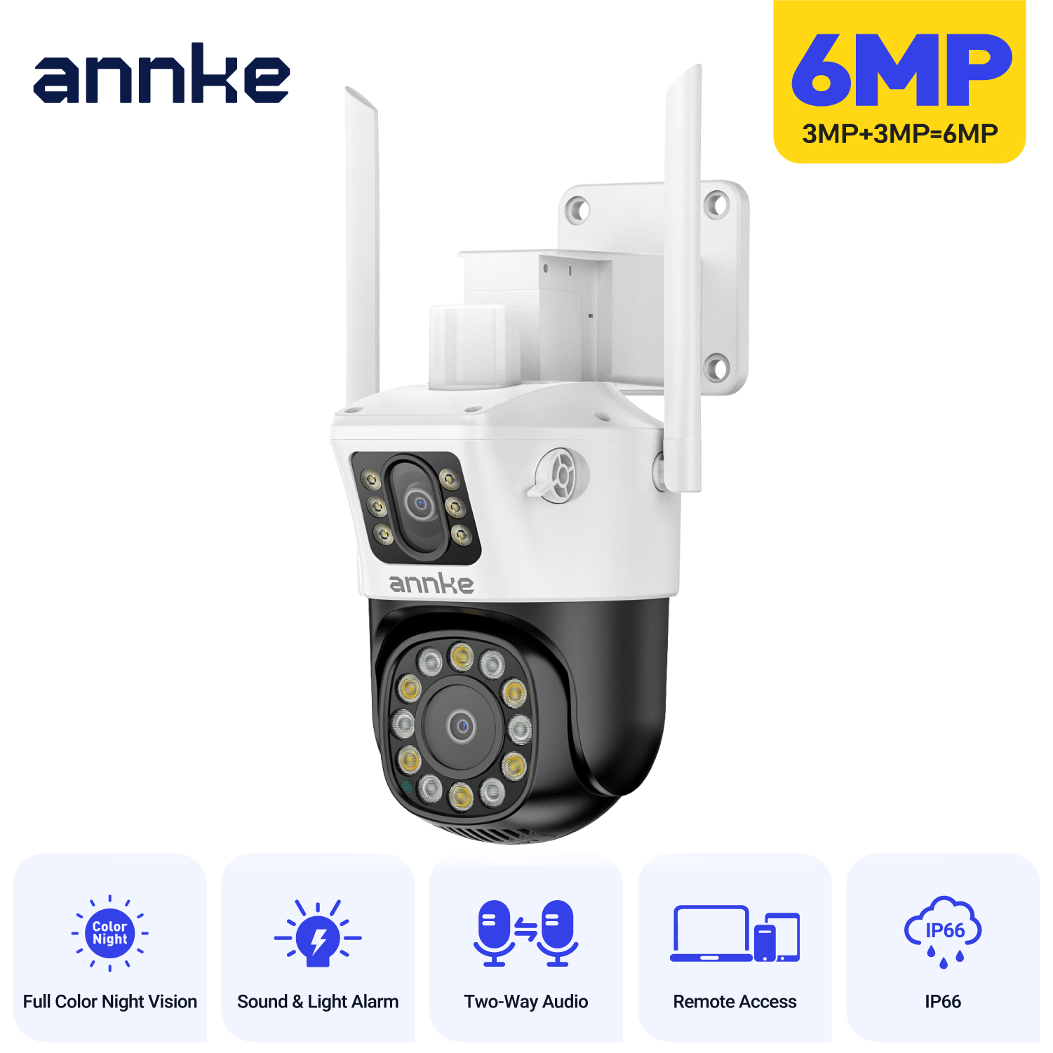 Smart Home Imou - Kamera Keamanan WiFi Nirkabel Luar Ruangan