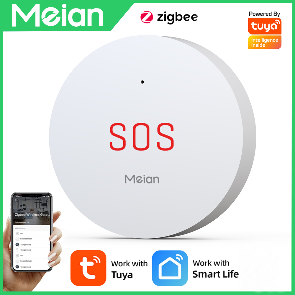 Smart Home Automation System - Tombol Darurat SOS Zigbee Tuya Sistem
