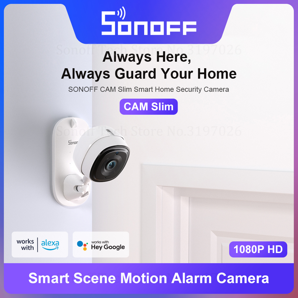 Smart Home Cctv - SONOFF kamera IOT Wi-Fi HD 1080P,