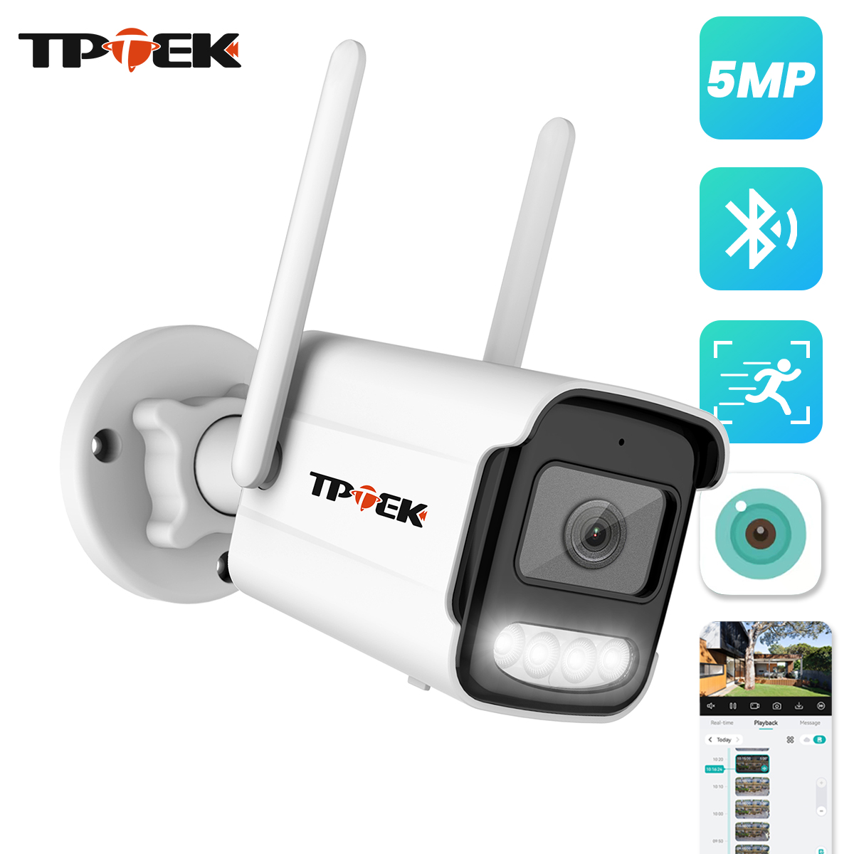 Smart Home Imou - Kamera IP 5MP, Kamera Keamanan Nirkabel