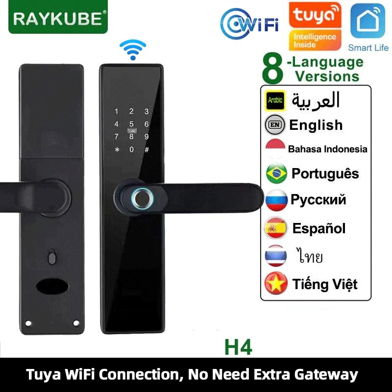 Smart Home Ezviz - Tuya kunci pintar Wifi, kunci elektronik