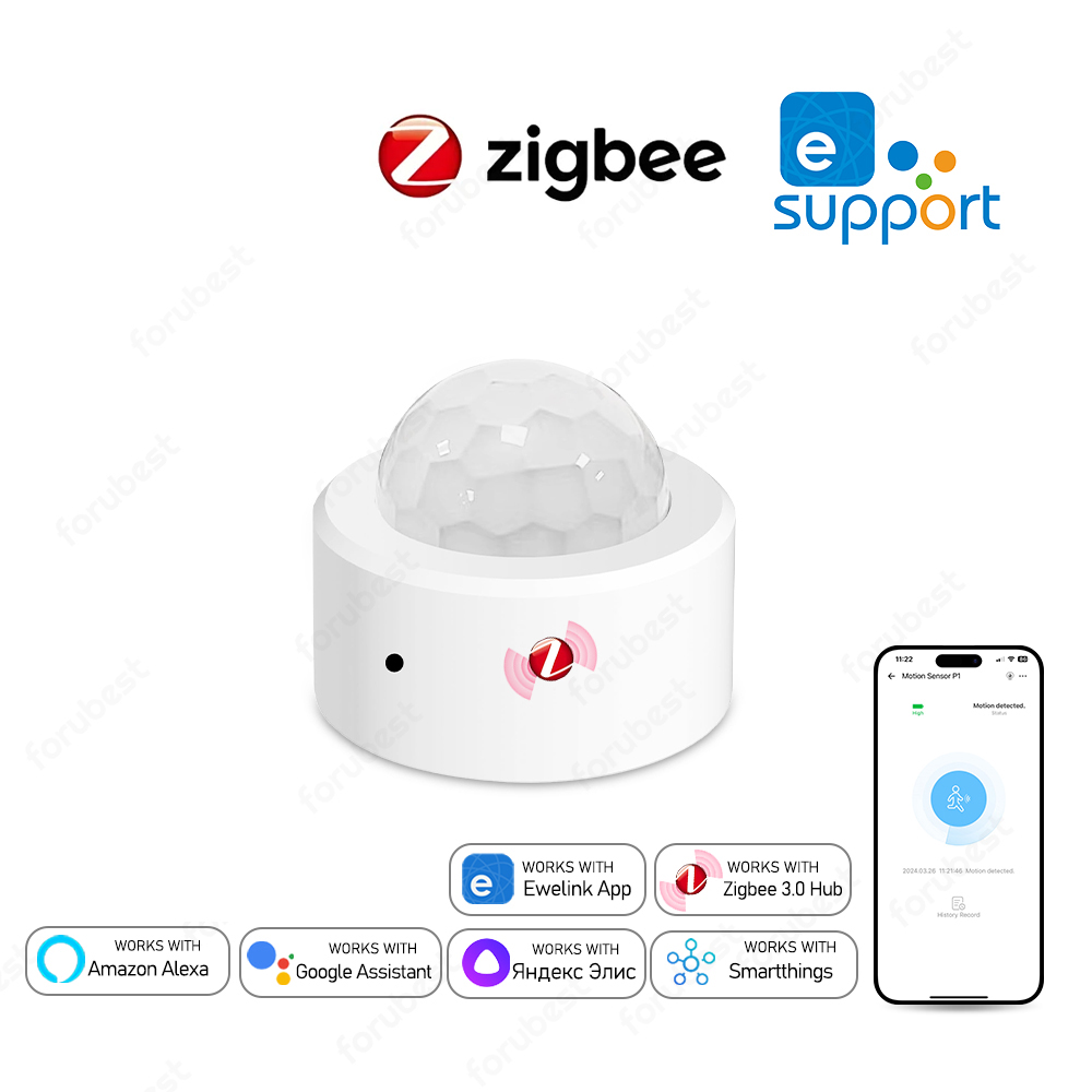 Smart Home Hub - Zigbee 3.0 Sensor gerak manusia, detektor