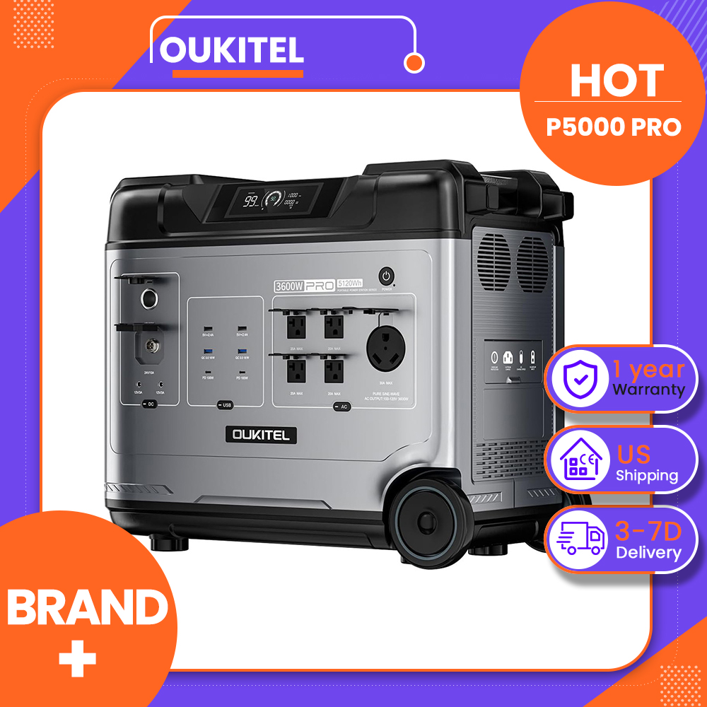 Smart Home Ac - OUKITEL P5000 Pro, Stasiun Daya Portabel,