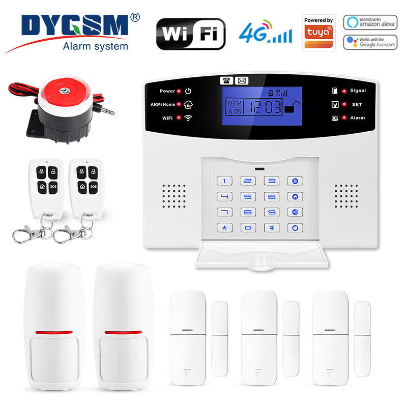 Smart Home Automation System - DYGSM Tuya Smart 4G+Wifi Sistem Alarm