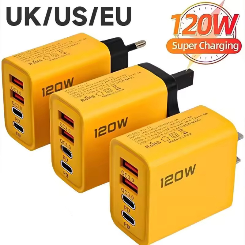 Smart Home Xiaomi - Pengisi Daya Cepat 120W 4-Port PD
