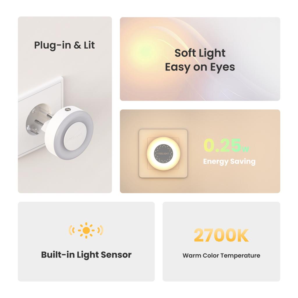 Yeelight Sensor Cahaya Plug-In - Smart Home Xiaomi ulasan dan harga