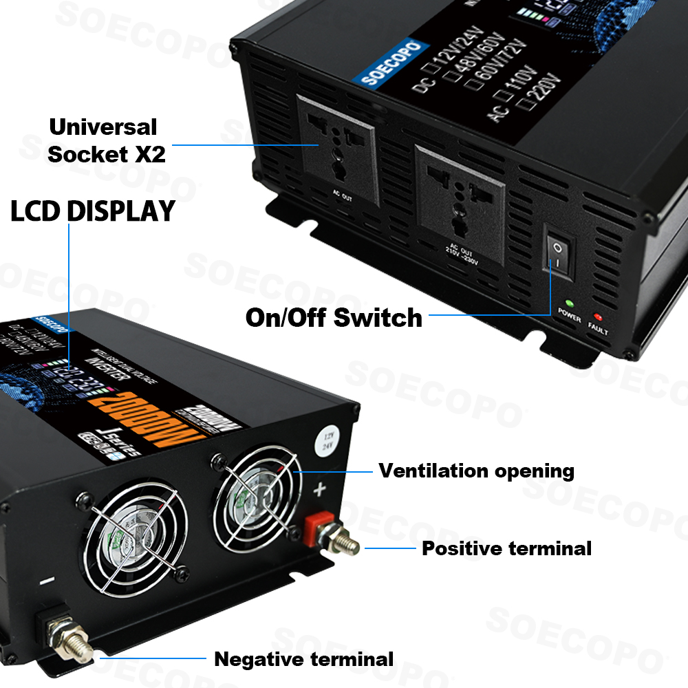 Inverter Pintar 20000W - Input - Smart Home Ac ulasan dan harga