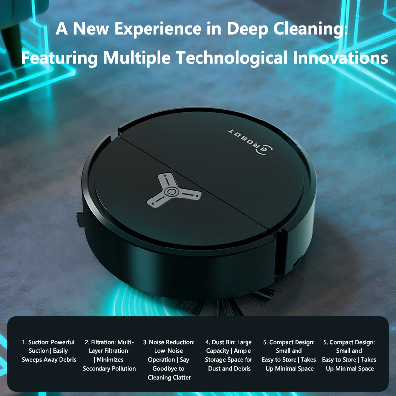 Robot Penyapu Pintar 3-in-1 Le - Vacuum Cleaner Smart Home ulasan dan harga