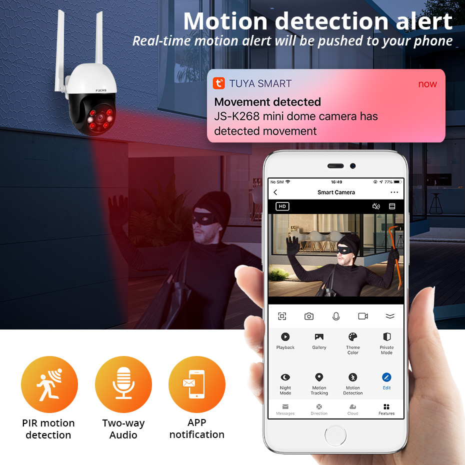 Kamera IP 8MP 4K Fuers untuk K - Smart Home Imou ulasan dan harga
