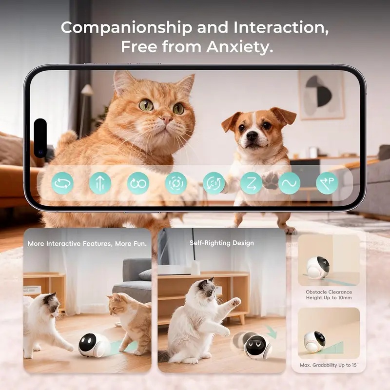 Kamera Robot Hewan Peliharaan  - Smart Home Matter ulasan dan harga