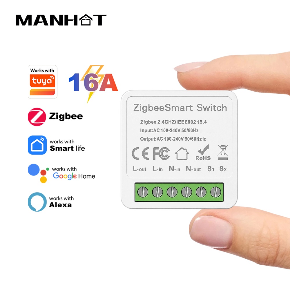 Modul Sakelar Manhot ZigBee 3. - Smart Home Zigbee 3.0 ulasan dan harga