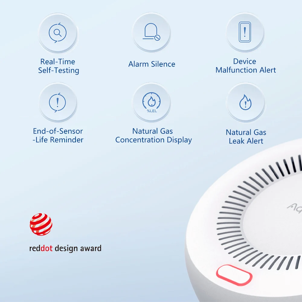 Detektor Gas Alam Aqara Alarm  - Smart Home Xiaomi ulasan dan harga