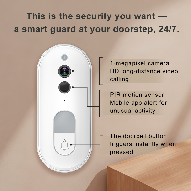 Tuya Bel Pintu Video Pintar Ni - Smart Home Cctv Camera ulasan dan harga