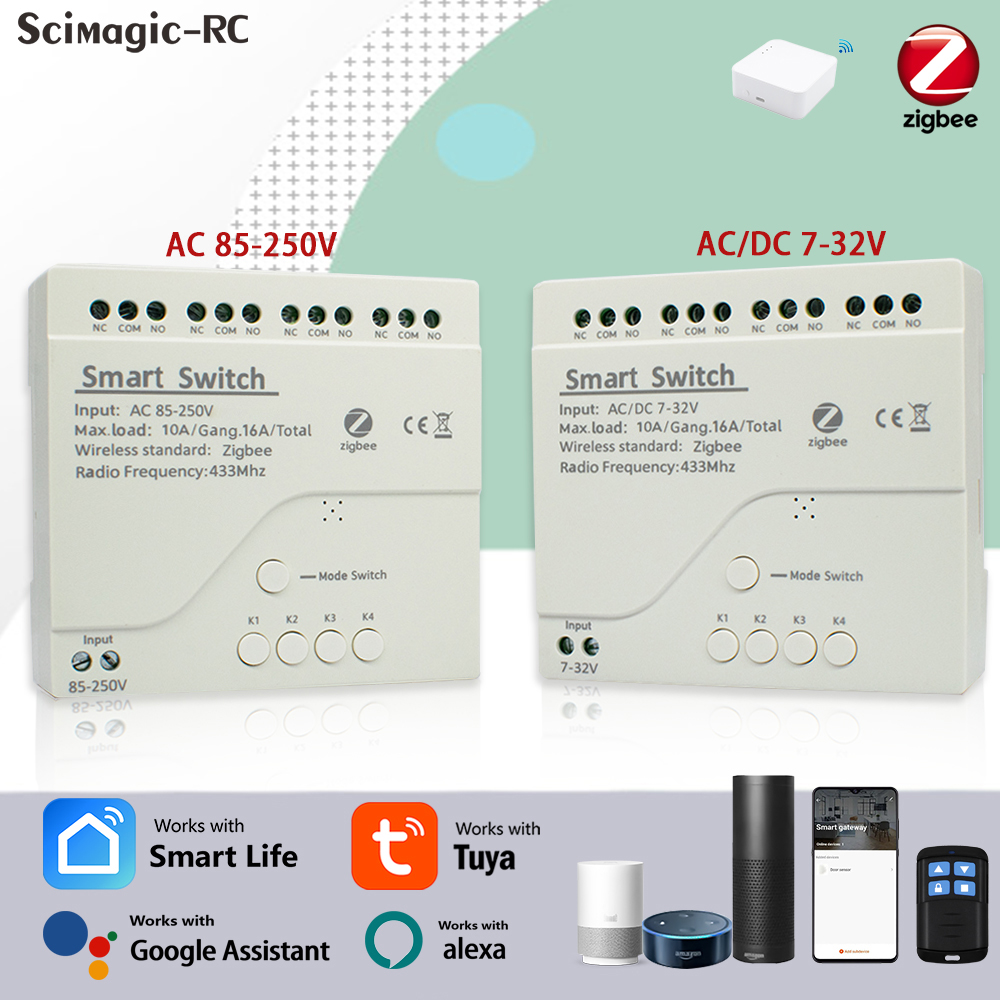Modul Relay Rumah Pintar Zigbe - Smart Home Ac ulasan dan harga
