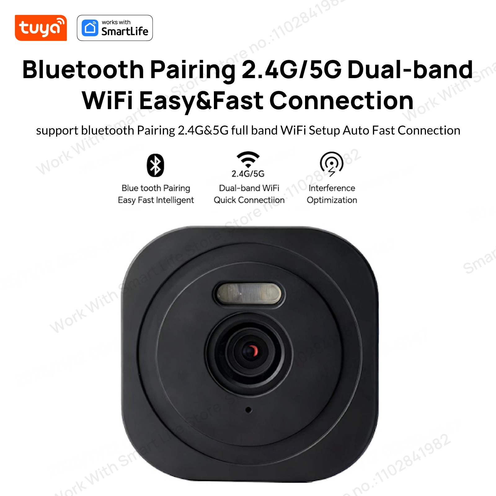Kamera Jendela Tuya 3MP 2K, Ka - Smart Home Cctv Camera ulasan dan harga