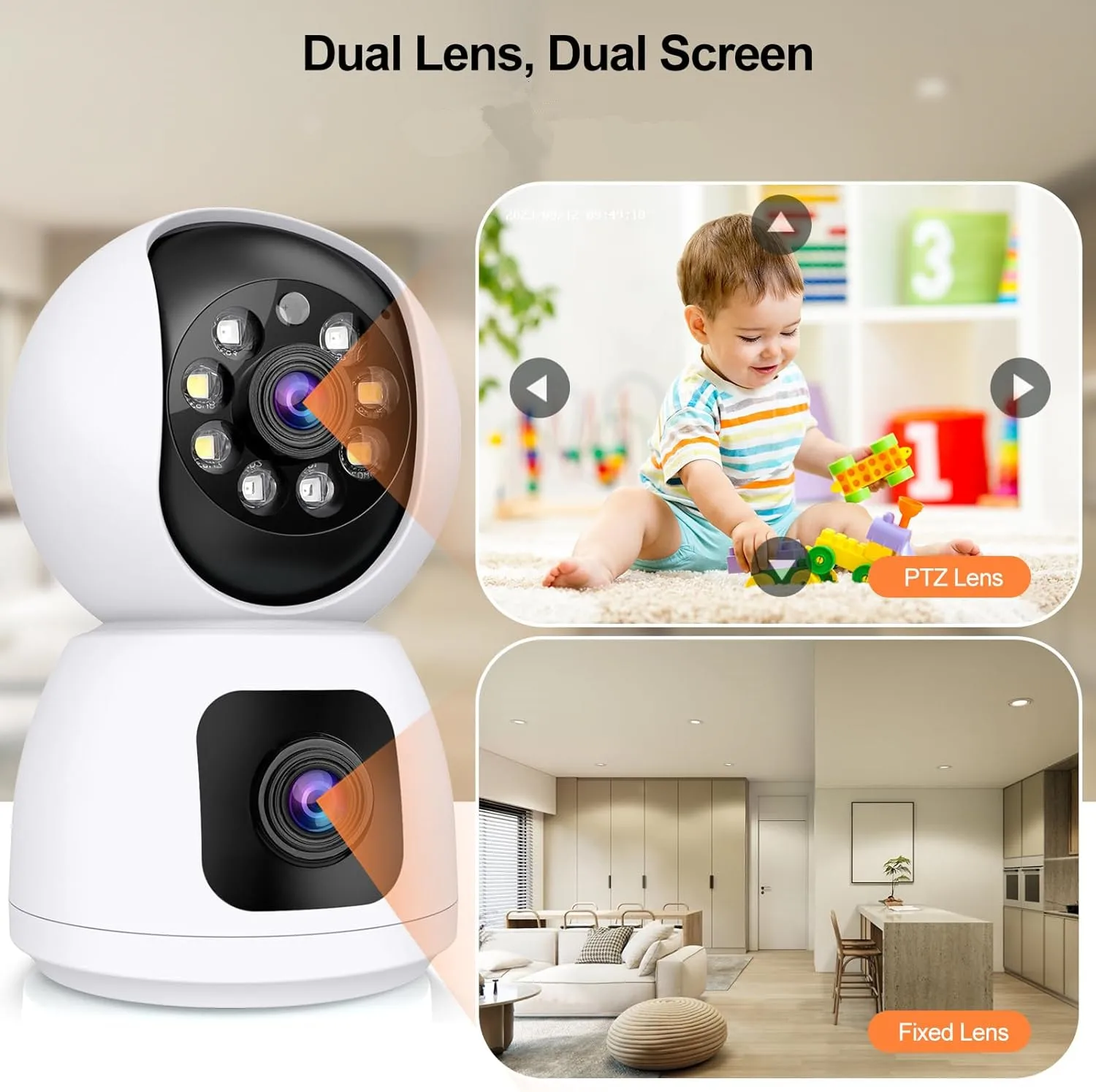Kamera WiFi Tuya 4K 8MP HD Dal - Smart Home Cctv Camera ulasan dan harga