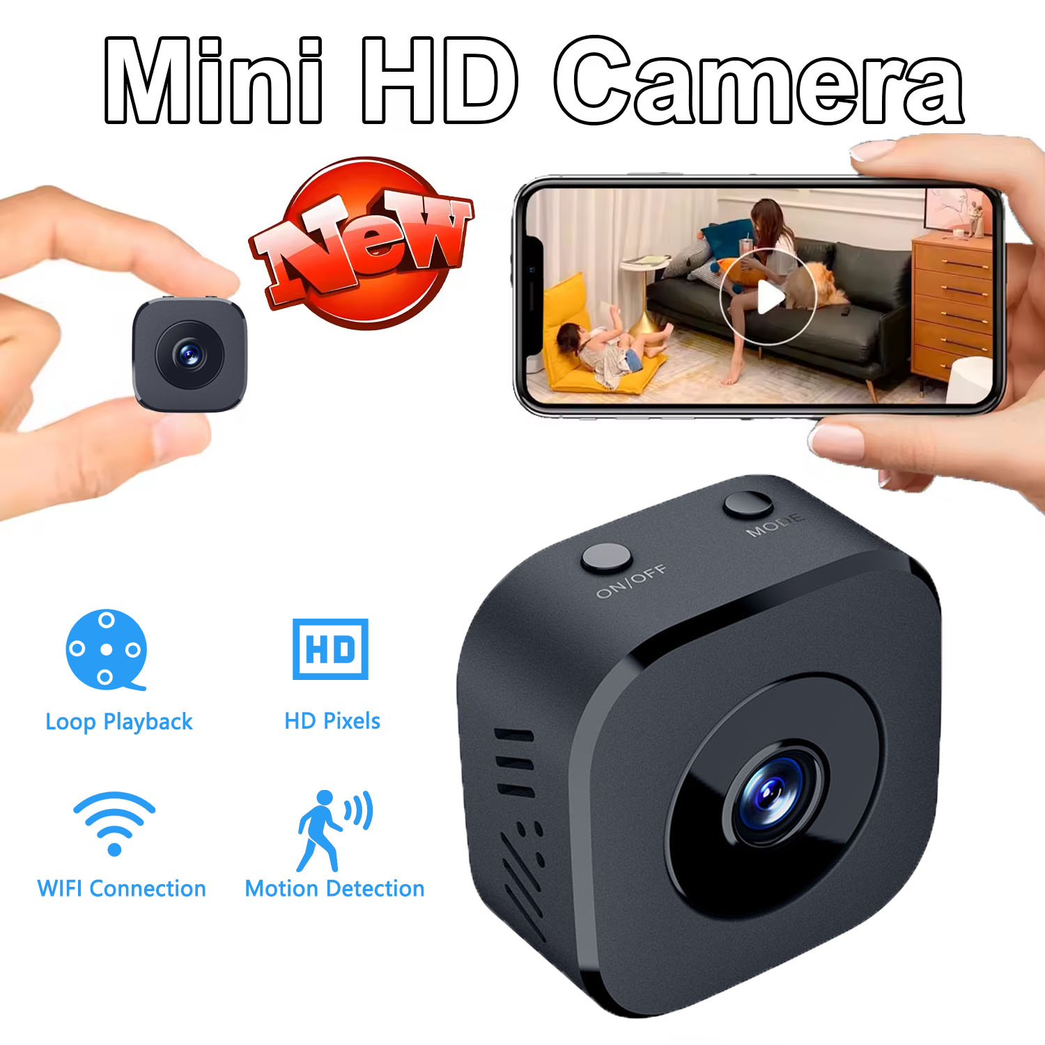 Kamera Keamanan 4K Mini Pengli - Smart Home Cctv ulasan dan harga