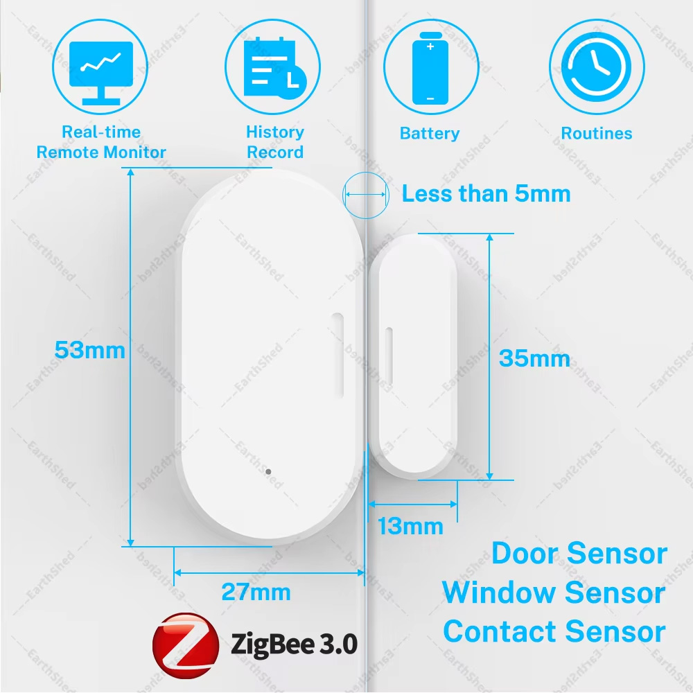 Sensor Pintu dan Jendela Zigbe - Smart Home Zigbee 3.0 ulasan dan harga