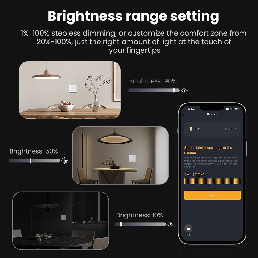 AVATTO WiFi 1/2 Gang Smart Dim - Smart Home Matter ulasan dan harga