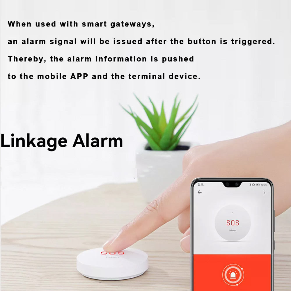 Tombol Darurat SOS Zigbee Tuya - Smart Home Automation System ulasan dan harga