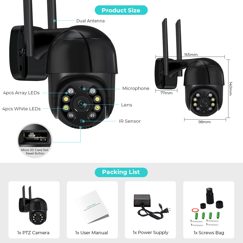 Kamera pengawas luar ruangan,  - Smart Home Imou ulasan dan harga