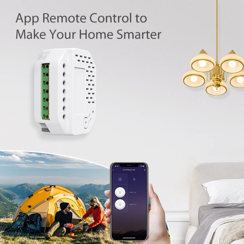 Modul Sakelar Lampu Matter Rel - Smart Home Matter ulasan dan harga
