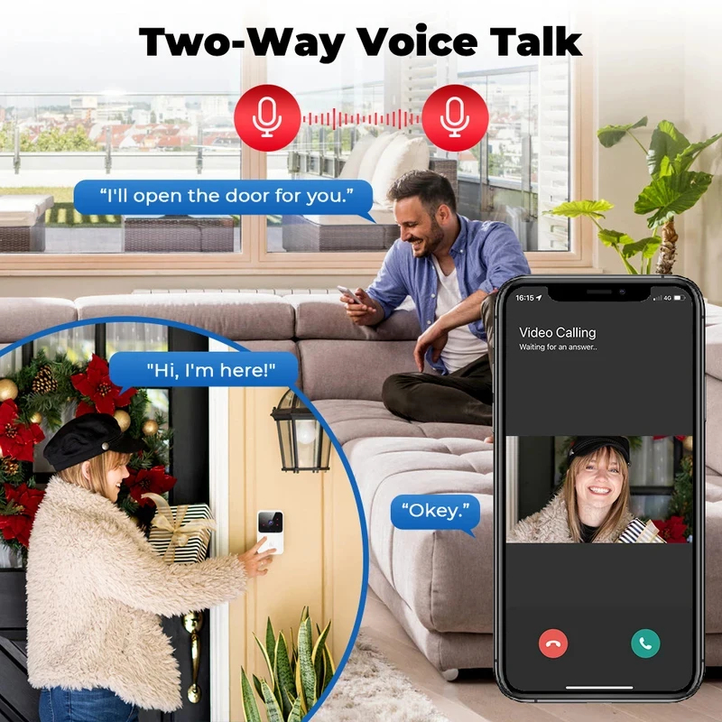 Bel Pintu Video WiFi Rumah Pin - Smart Home Cctv ulasan dan harga