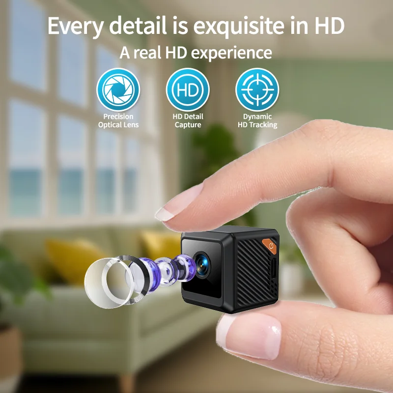 Kamera CCTV mini W02 1080P unt - Smart Home Cctv Camera ulasan dan harga