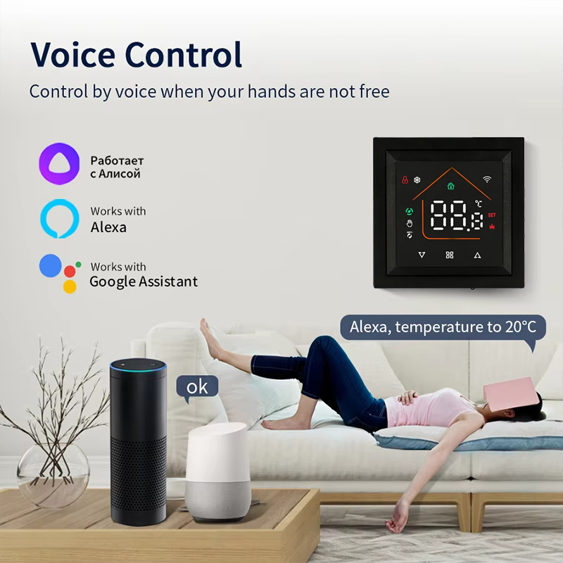 Thermostat WiFi Pintar Berfung - Smart Home Automation System ulasan dan harga