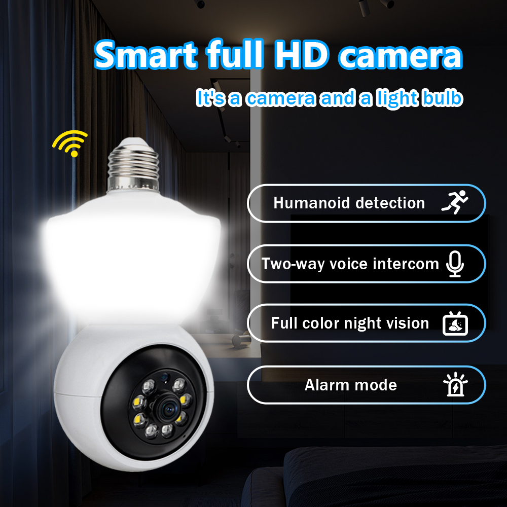 Kamera Pengintai IP Bulb 5MP 2 - Smart Home Cctv Camera ulasan dan harga