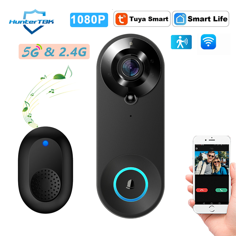 Bel Pintu Video WiFi 5G 2.4G 1 - Smart Home Cctv ulasan dan harga