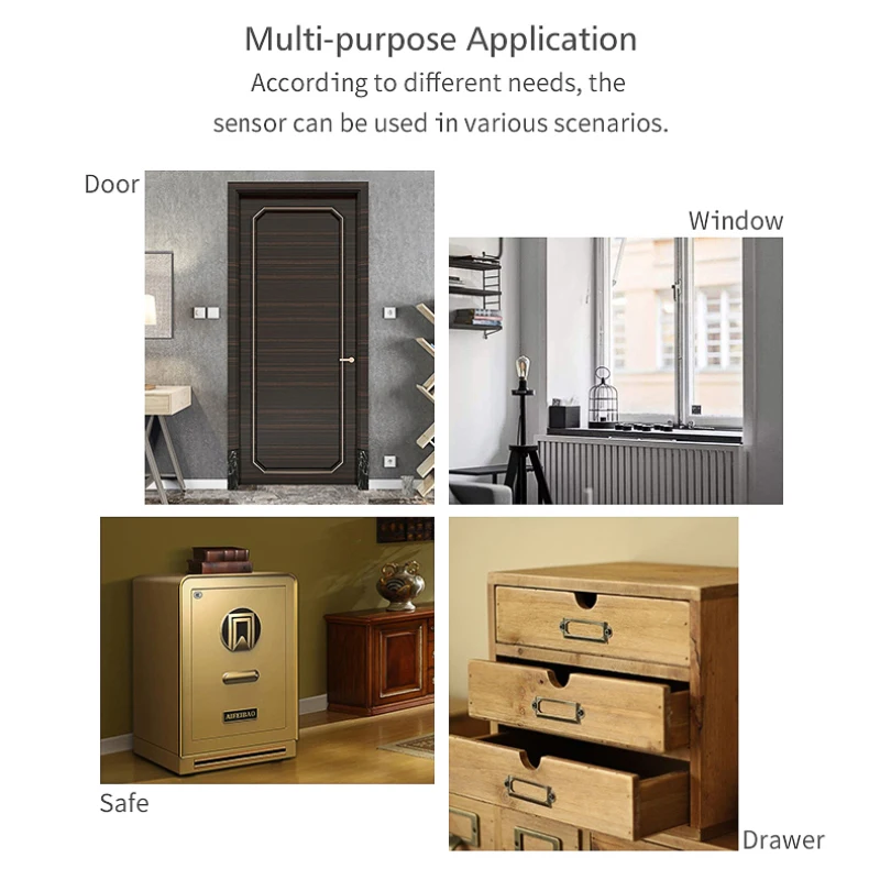 Zigbee Tuya Sensor pintu cerda - Smart Home Zigbee 3.0 ulasan dan harga