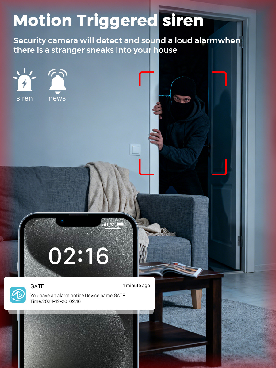 Kamera IP Smart Home 5MP WiFi  - Smart Home Cctv Camera ulasan dan harga