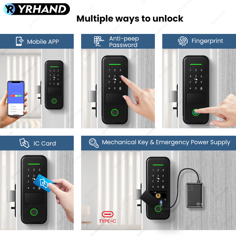Kunci Pintar Tuya Smart Lock C - Smart Home Ezviz ulasan dan harga