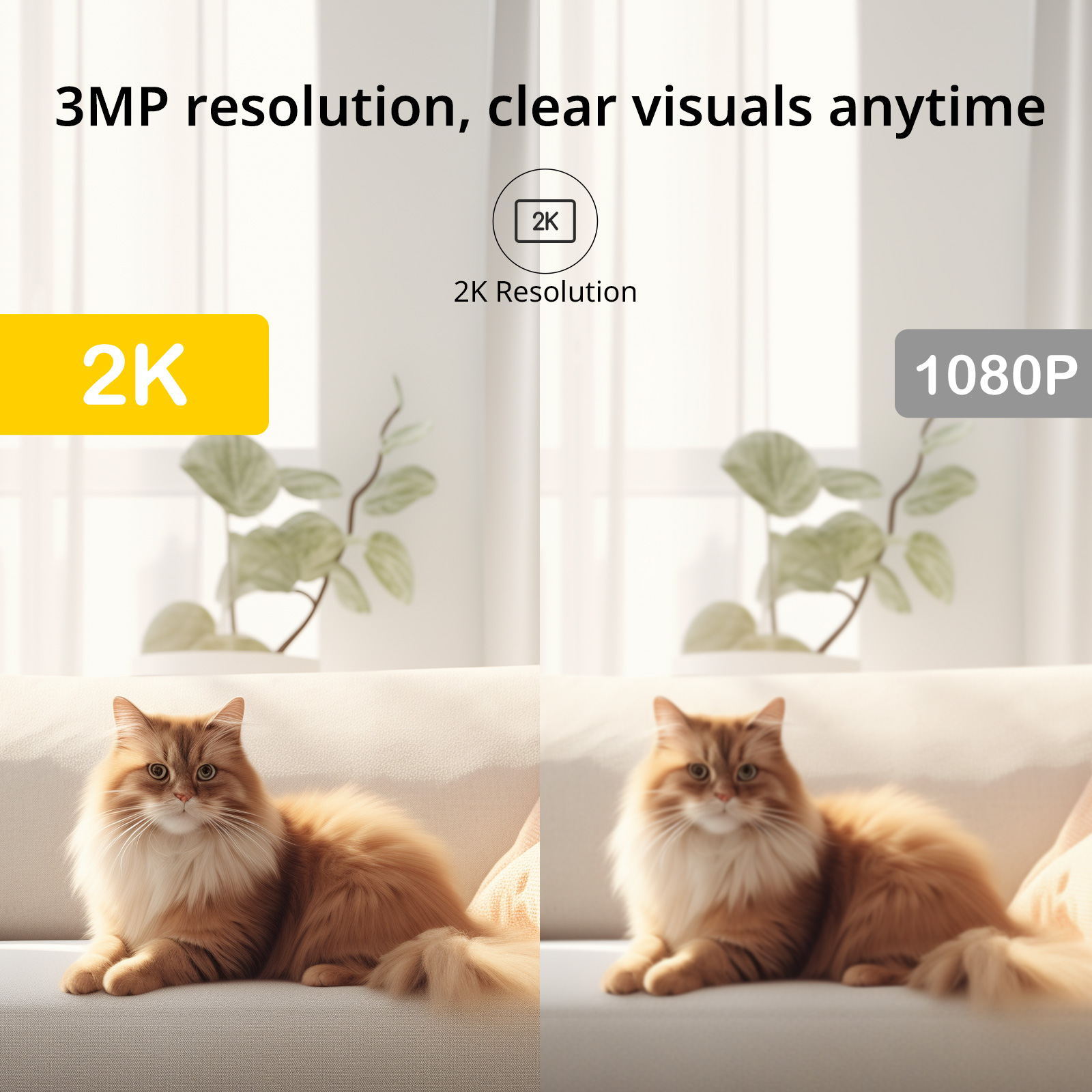 Kamera pengawas 3MP 5/2, 4GHz  - Smart Home Ezviz ulasan dan harga