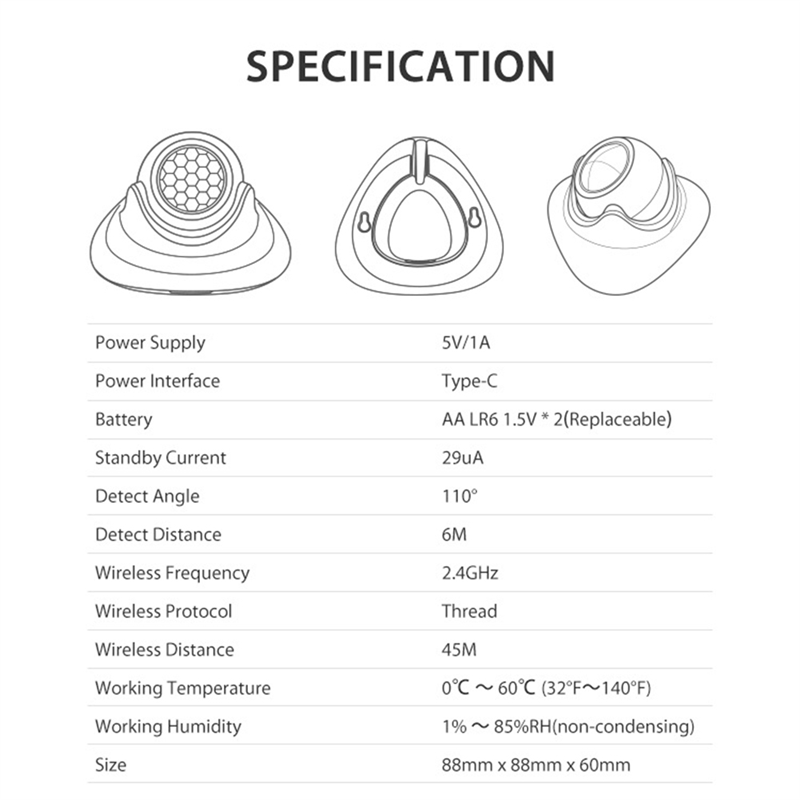 FEDI-Matter Thread Sensor Gera - Smart Home Hub ulasan dan harga