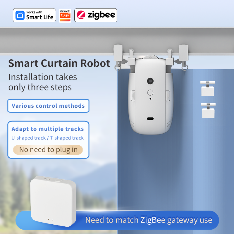 Robot Penggerak Tirai Pintar Z - Smart Home Matter ulasan dan harga