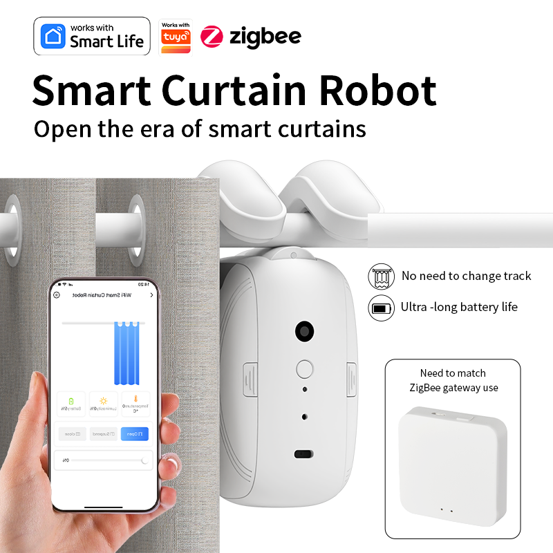 Robot Penggerak Tirai Pintar Z - Smart Home Matter ulasan dan harga