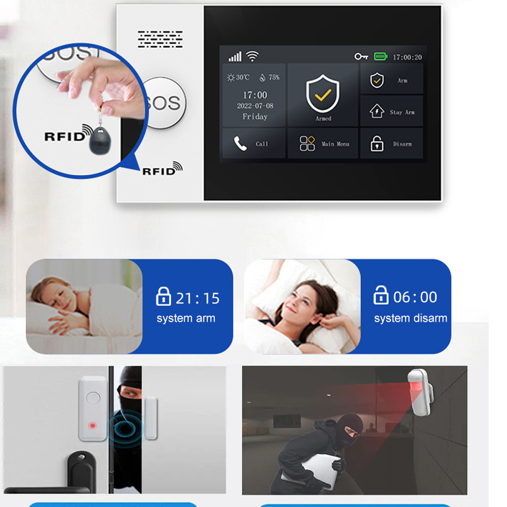 Sistem Alarm Rumah Pintar PGST - Smart Home Automation System ulasan dan harga