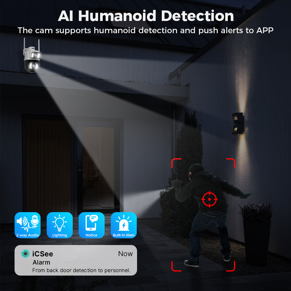 Kamera Pengawas Wifi Hiseeu 4K - Smart Home Imou ulasan dan harga